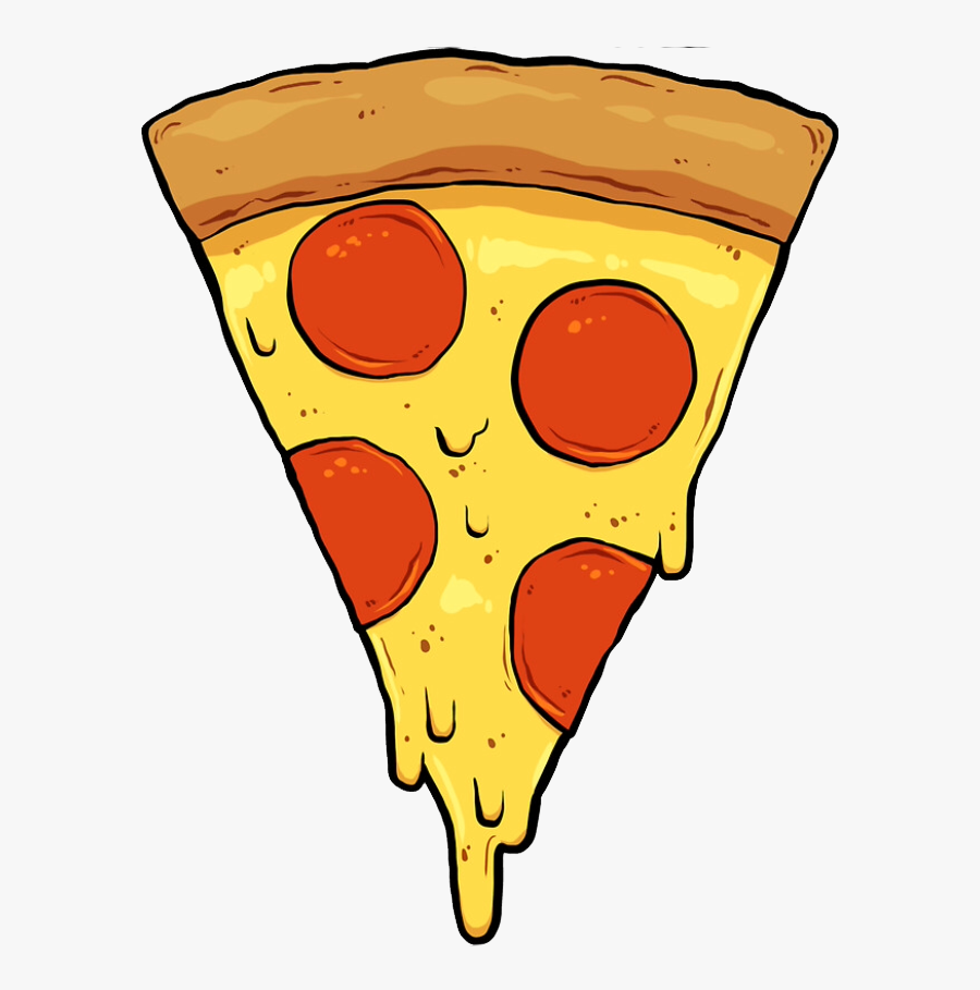 Slice Of Pizza Drawing - Pizza Drawing, Transparent Clipart