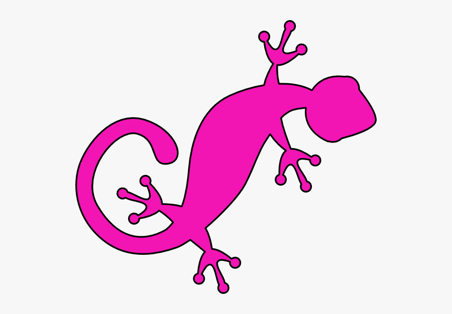 Gecko Clipart - Pink Gecko Clip Art, Transparent Clipart
