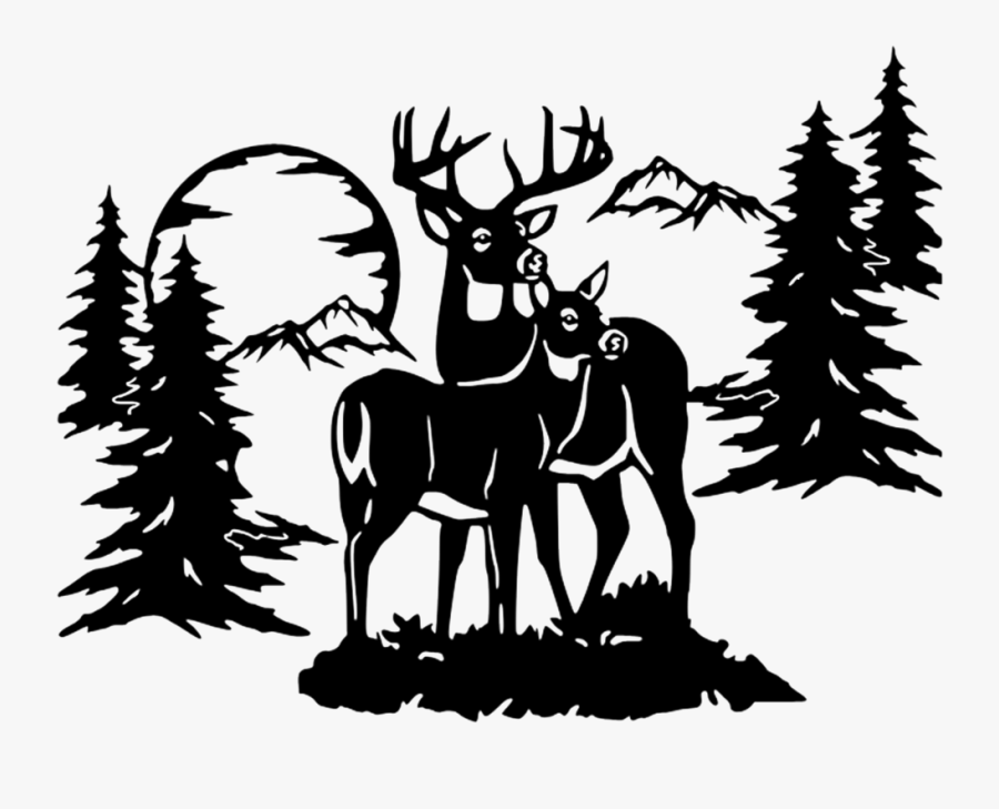 Deer Head Clip Art, Transparent Clipart