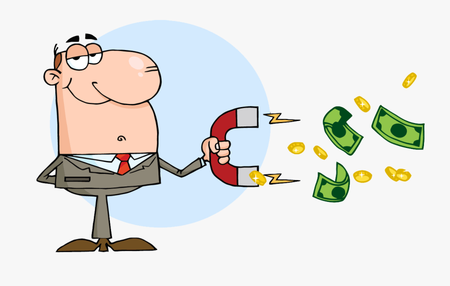 Money Poster Cash Illustration Donezo Free Png Hq Clipart - Law Of Attraction Cartoon, Transparent Clipart