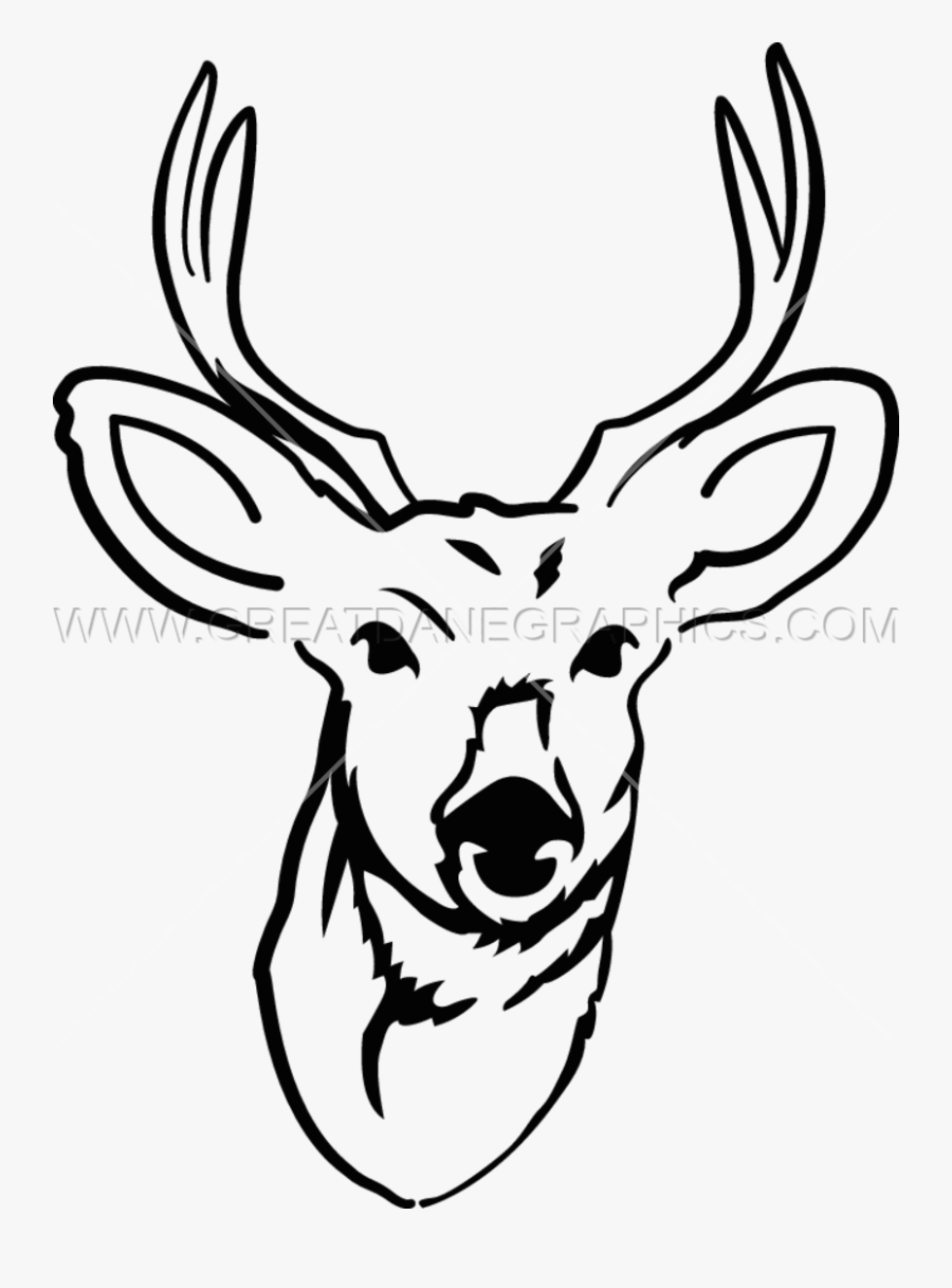 Download Transparent Deer Clip Art - Young Buck Head Svg , Free ...