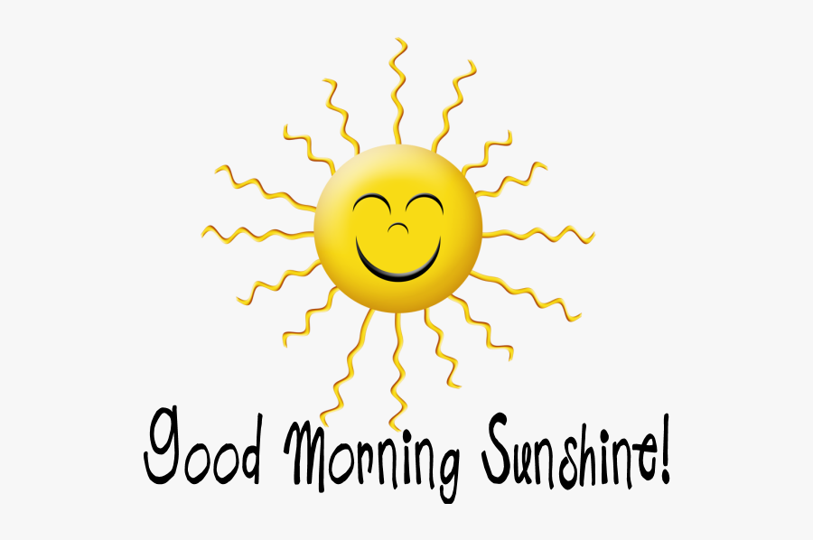 Good Morning Png File - Clip Art Good Morning Sunshine, Transparent Clipart