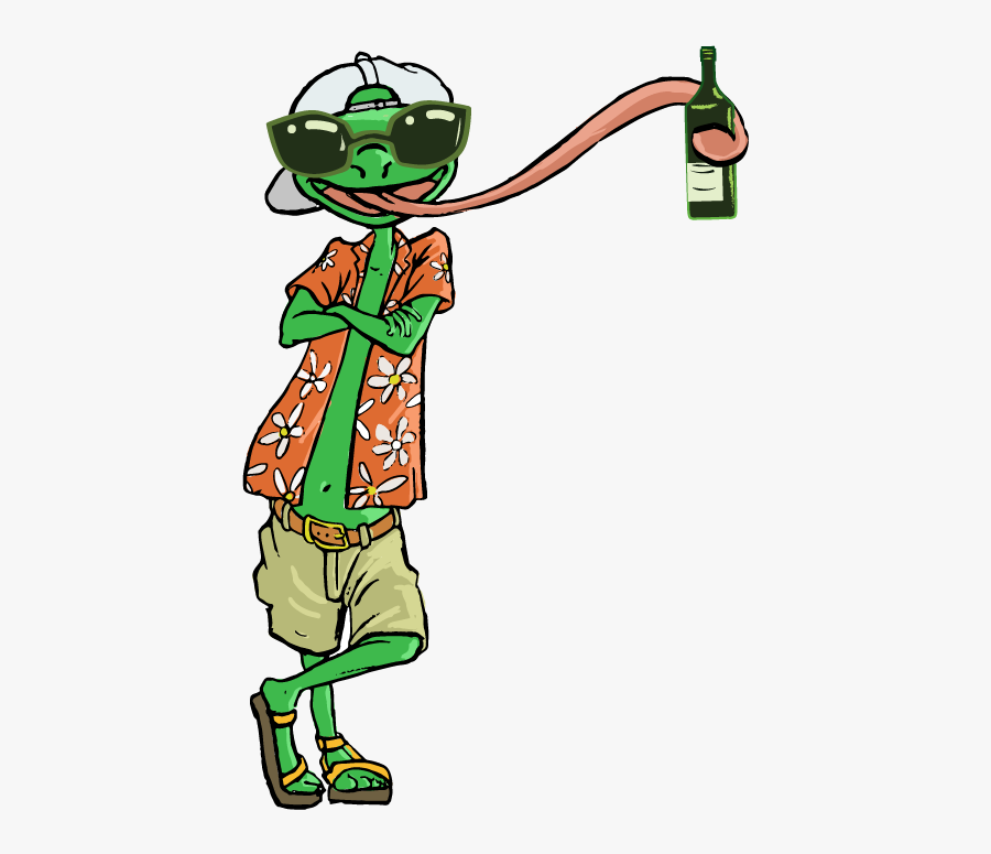 Lizard Clipart Leaping Lizard - Lizard Standing Clipart, Transparent Clipart