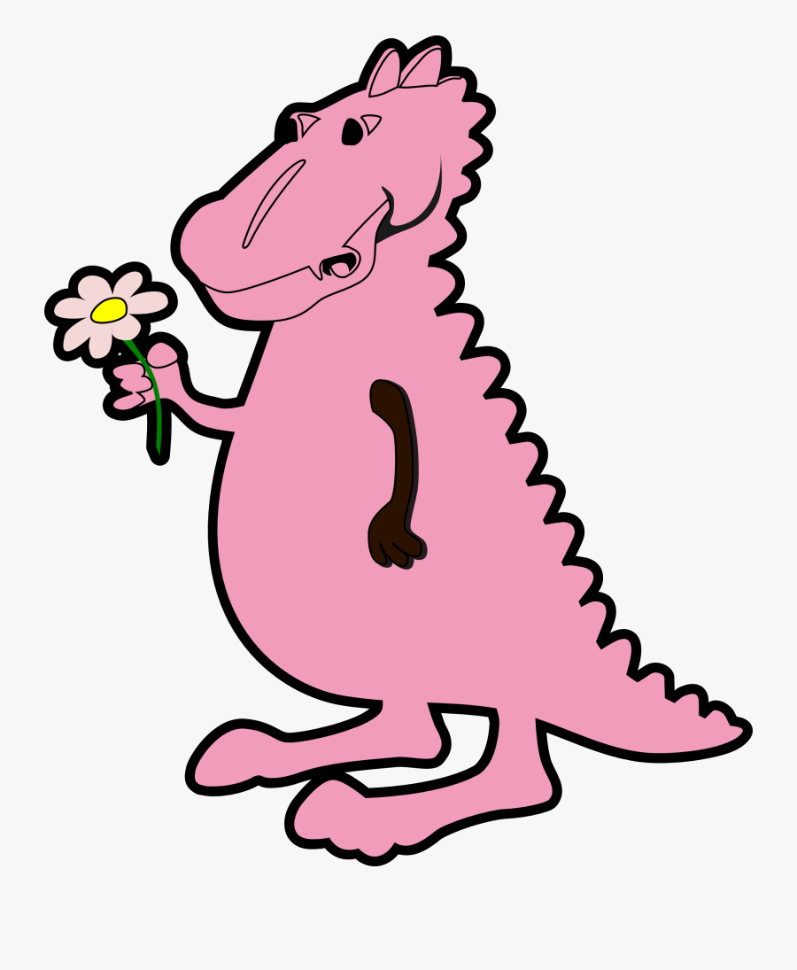 Lavender Flower Clip Art - Trex Clipart Black And White, Transparent Clipart