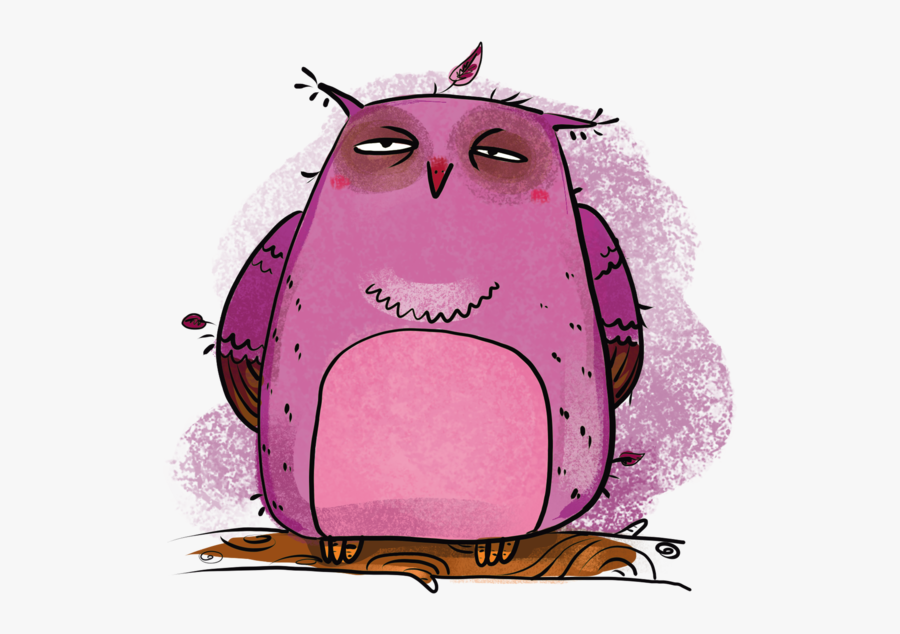 Good Morning Illustration Zooza Morning Owl - Illustration, Transparent Clipart