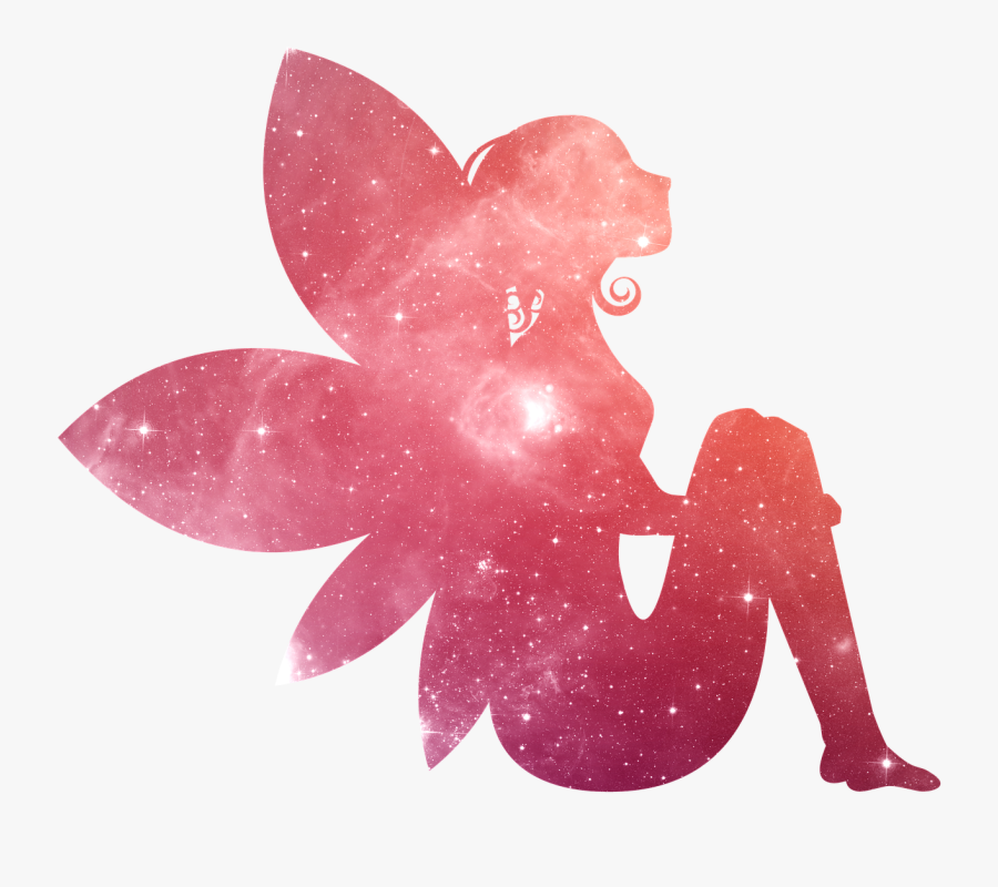 Fairy Galaxy Fairy Galaxy Free Picture - Pink Fairy With Transparent Background, Transparent Clipart