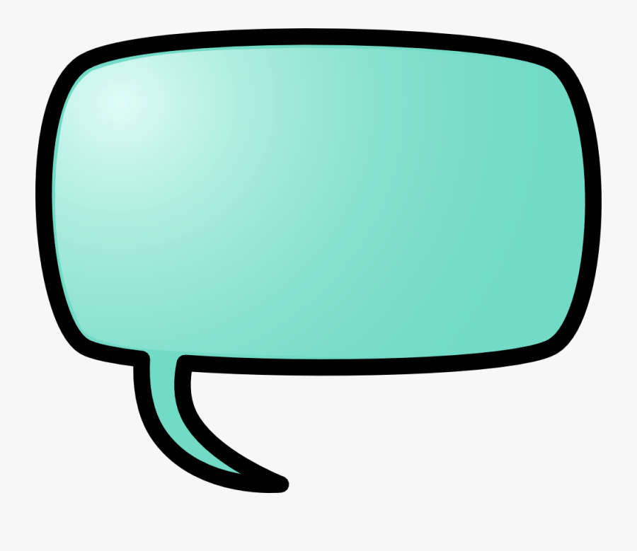 Color Speech Bubble Vector Illustration Public Domain - Clipart Callout, Transparent Clipart
