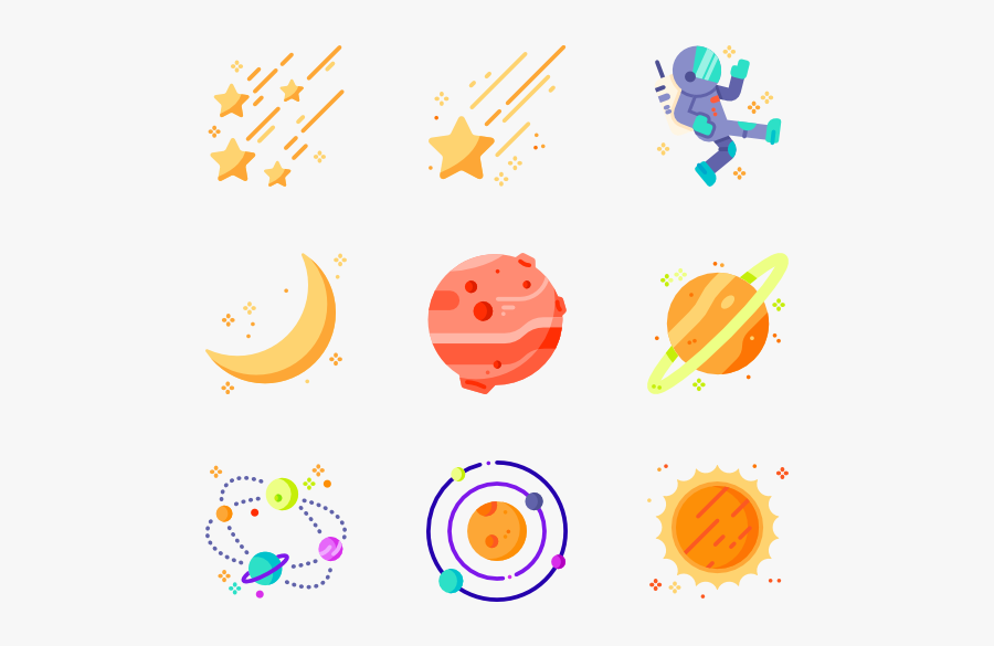 Space - Planets Icon, Transparent Clipart