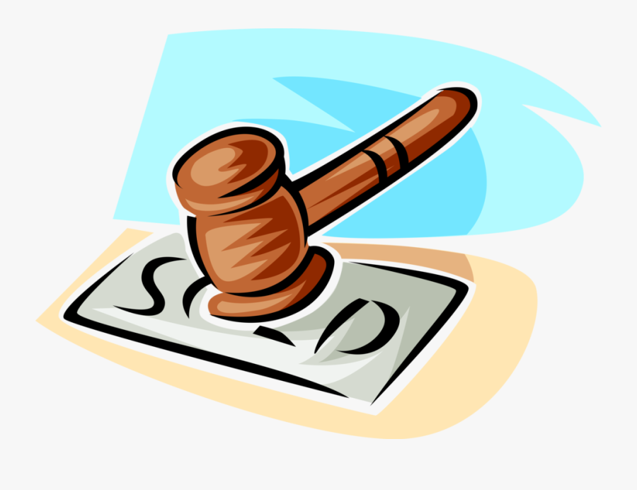 Auctioneer - Clipart Martillo Juez, Transparent Clipart