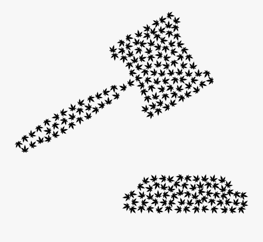 Text,blackandwhite,gavel - Dots In Concentric Circles, Transparent Clipart