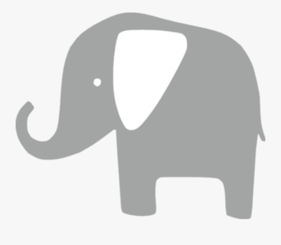 Baby Elephant Silhouette Clip Art - Baby Elephant Clipart Silhouette, Transparent Clipart