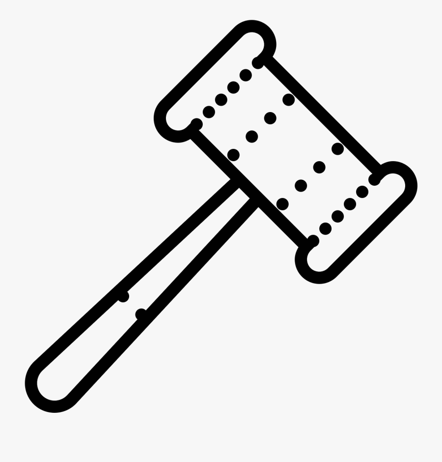 Transparent Gavel Clipart - Gavel, Transparent Clipart