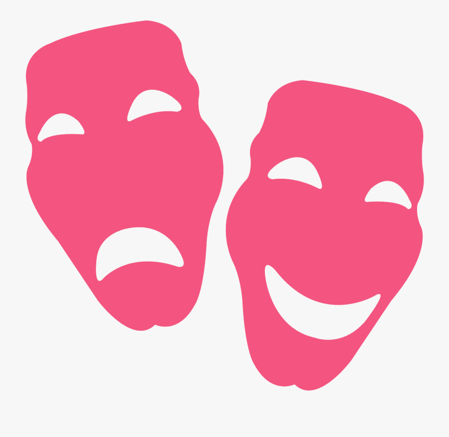 Theater Arts Clipart Blue Color, Transparent Clipart