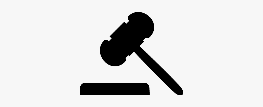 Judge Gavel - Legal Justice Icon, Transparent Clipart