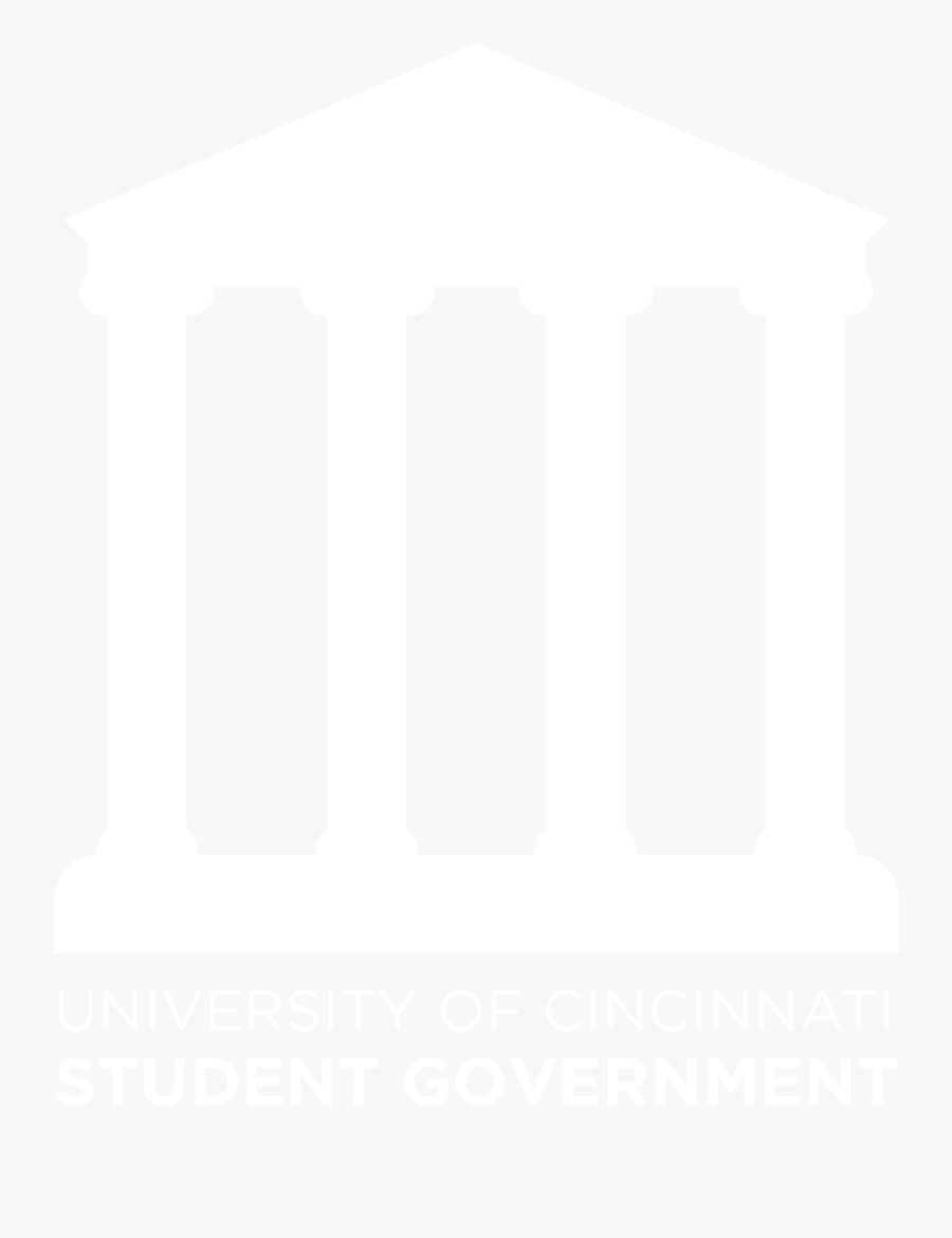 University Of Cincinnati Student Government - Column, Transparent Clipart