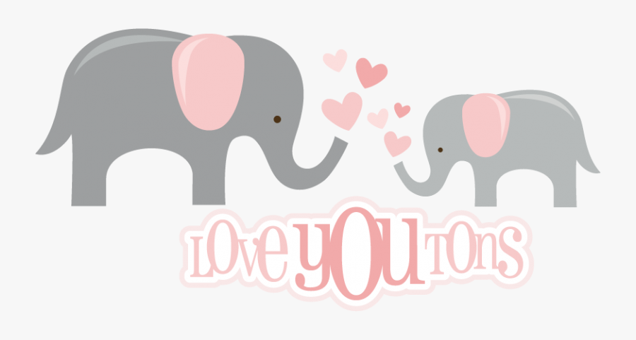 Collection Of Free Love Elephant Download On Ui Ex - Elephant Svg File Free, Transparent Clipart