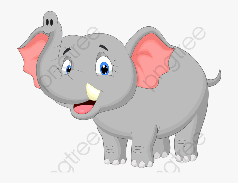 Transparent Baby Elephant Png - Cartoon, Transparent Clipart