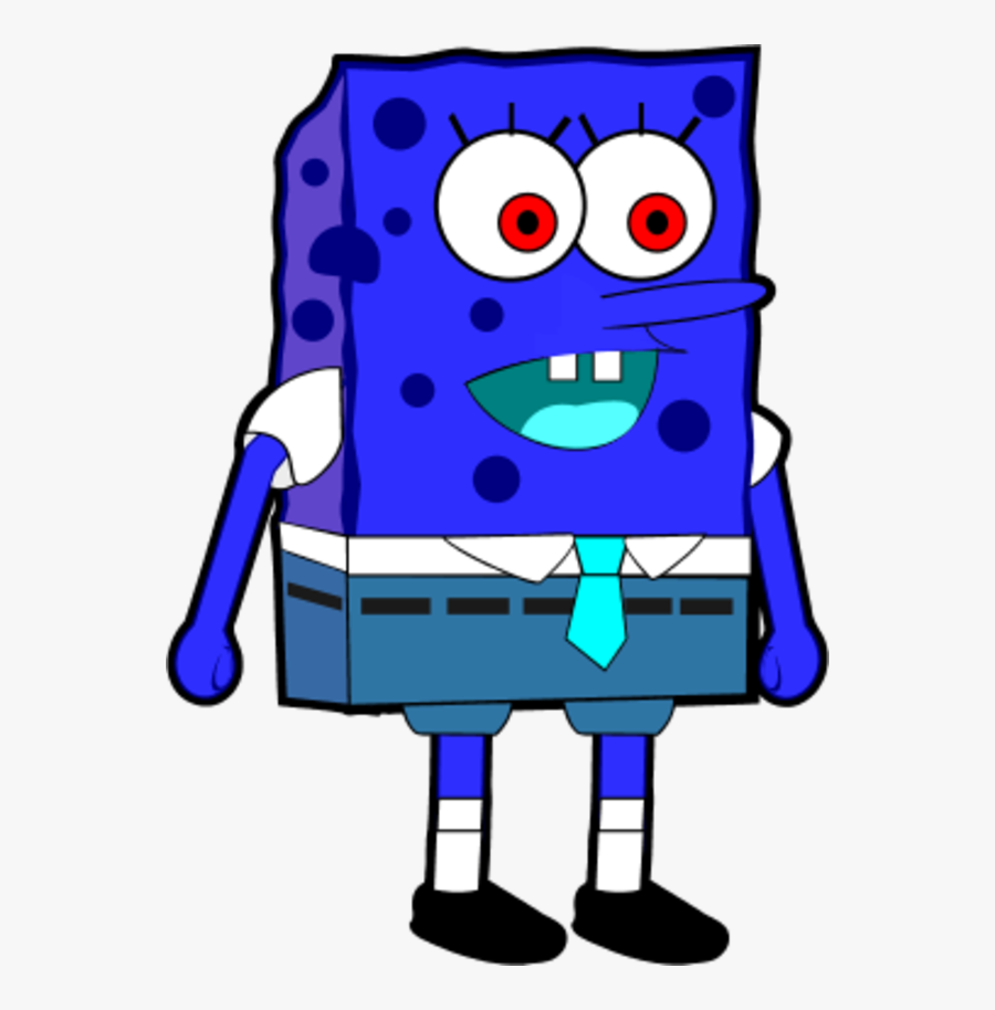 Sponge Bob Wearing Square Pants - Pants Square Bob Sponge, Transparent Clipart