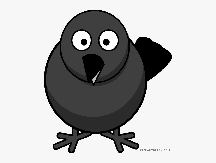 Black And White Crow Animal Free Black White Clipart - Turkey Clip Art, Transparent Clipart