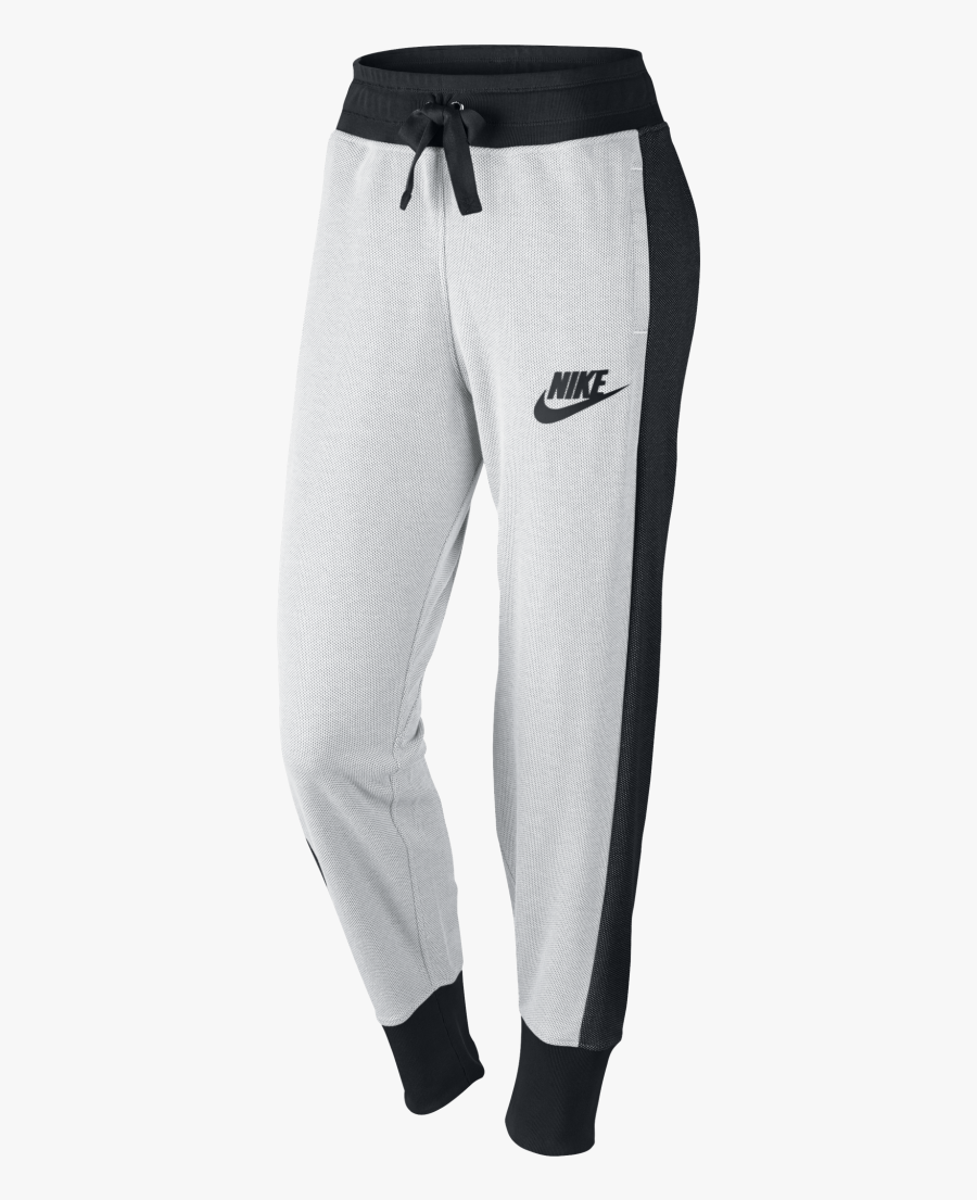 Pant Clipart Tracksuit Pants - White And Black Nike Joggers, Transparent Clipart