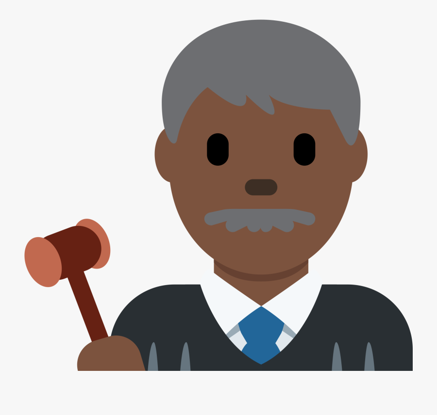 Transparent Gavel Clipart - Attorney Emoji, Transparent Clipart