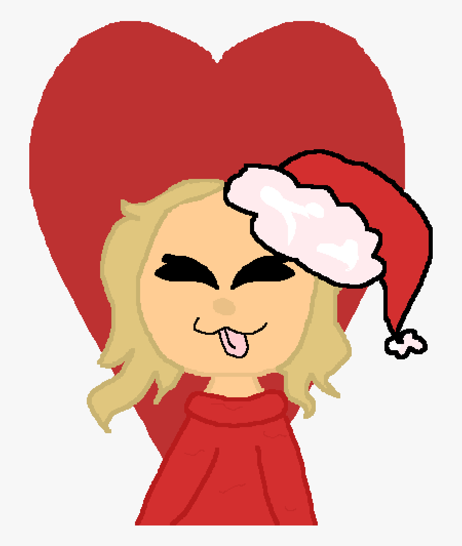 Hd Me In A Lil Santa Hat Uwu - Cartoon, Transparent Clipart