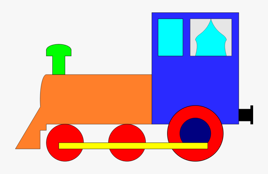 Clipart - Locomotive - หัว รถ จักร การ์ตูน, Transparent Clipart