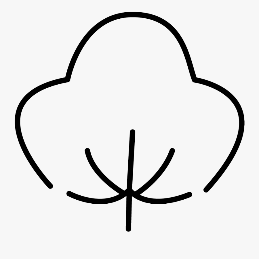 Cotton - Line Art, Transparent Clipart