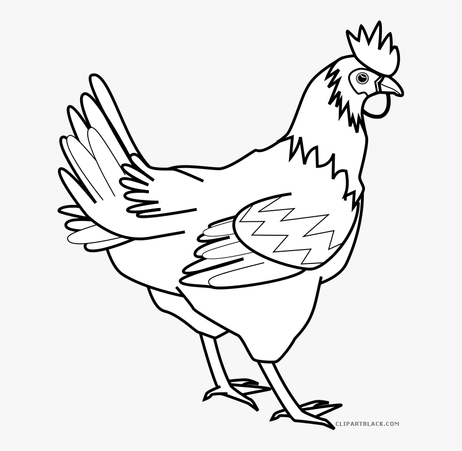 Banner Free Stock Farm Animals Animal Free Images Clipartblack - Chicken Clipart Black And White, Transparent Clipart