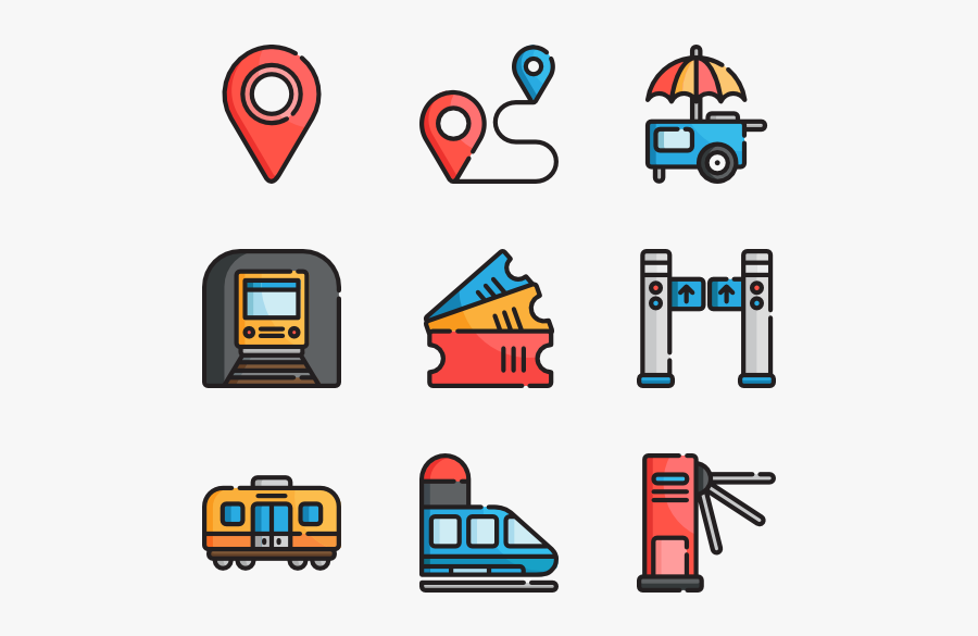 Stations Of The Clipart Train Station - School Icon Vector Png, Transparent Clipart