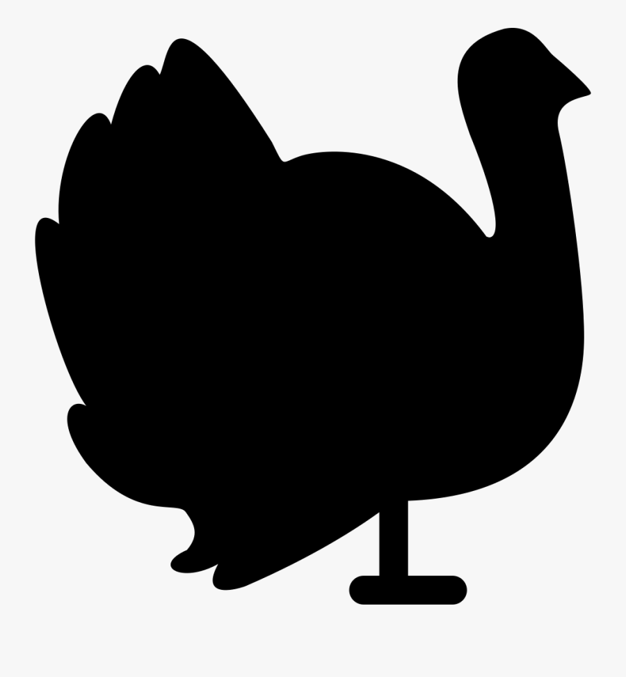 Turkey Silhouette Clip Art, Transparent Clipart