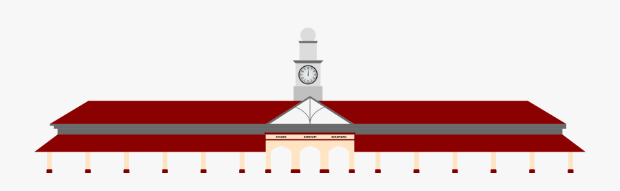 Transparent Railway Station Clipart - Train Station Png Clipart, Transparent Clipart