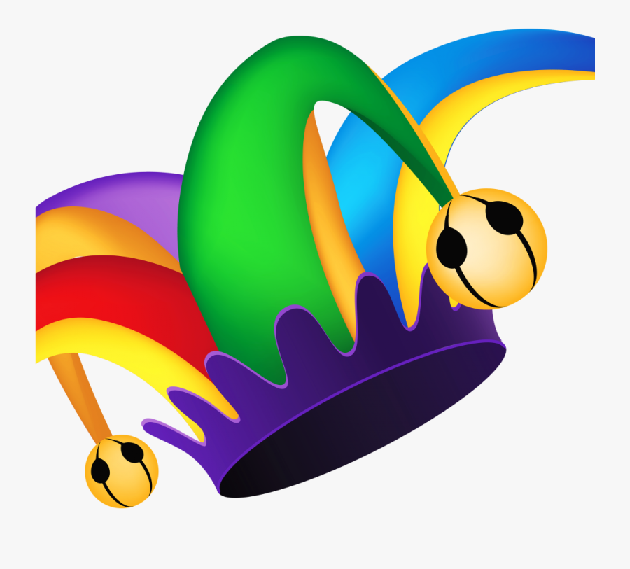 Mardi Gras Hat Clipart - Jester Hat Transparent Background, Transparent Clipart