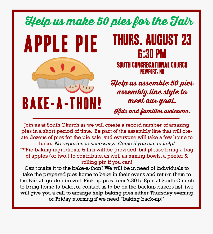 Bake A Thon - Falls Festival, Transparent Clipart