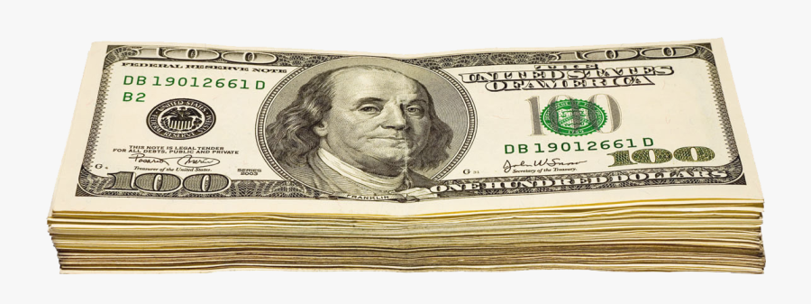 Transparent Wad Of Dollars Png Picture - Wad Of Money Png, Transparent Clipart