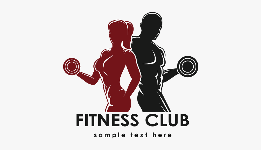 And Centre Club Men Slimming Fitness Bodybuilding Clipart - Ladies & Gents Gym Logo, Transparent Clipart