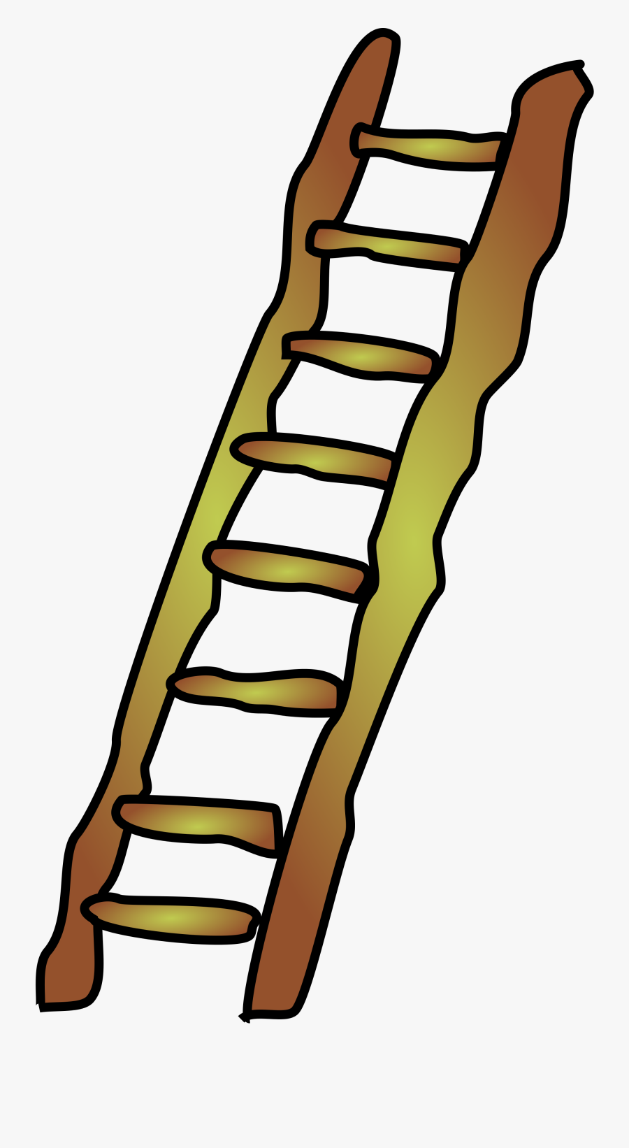Transparent Ladder Clip Art - Comic Ladder Transparent Background, Transparent Clipart