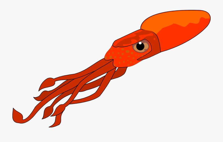Giant Squid Clip Art, Transparent Clipart