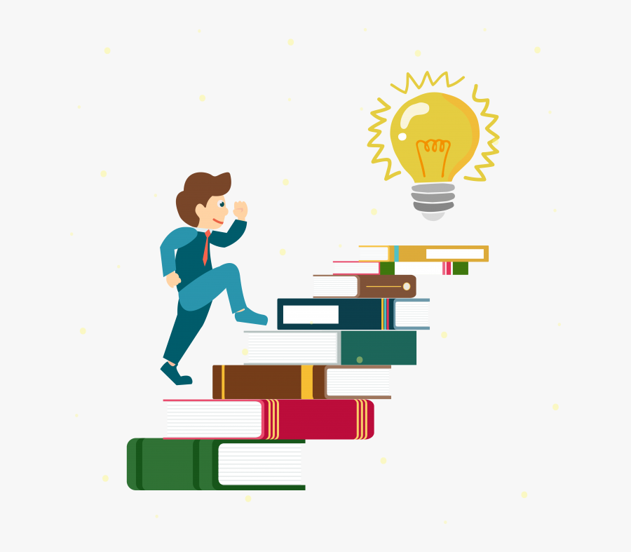 On People Of Ladder Books Are The - International Literacy Day 2019, Transparent Clipart