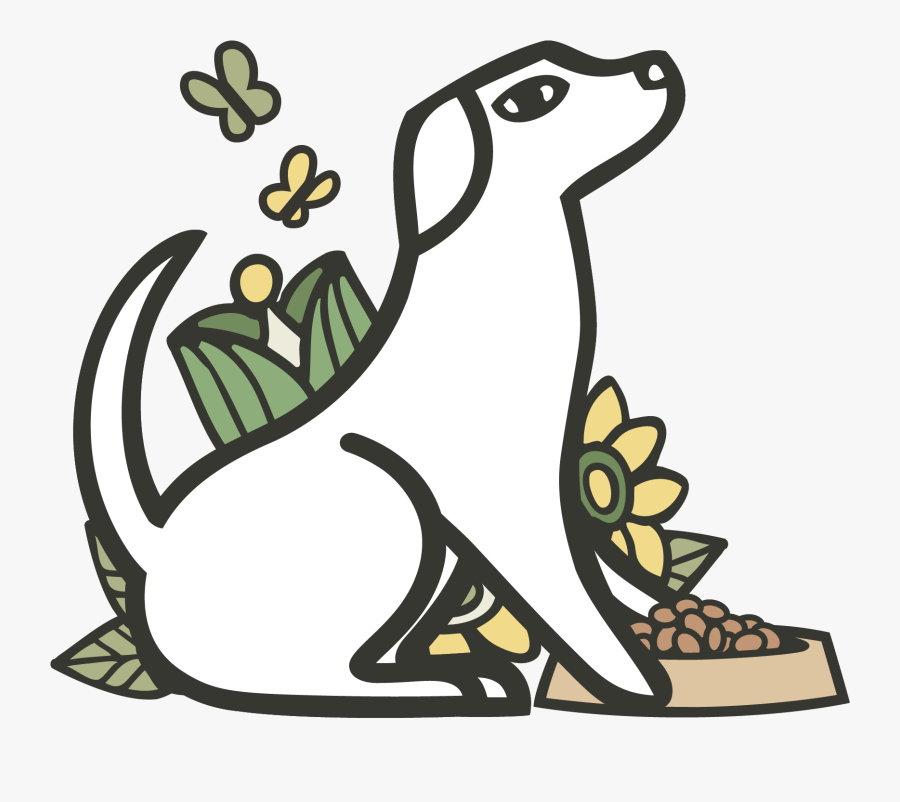 Proper Food • For Dogs • - Dog, Transparent Clipart