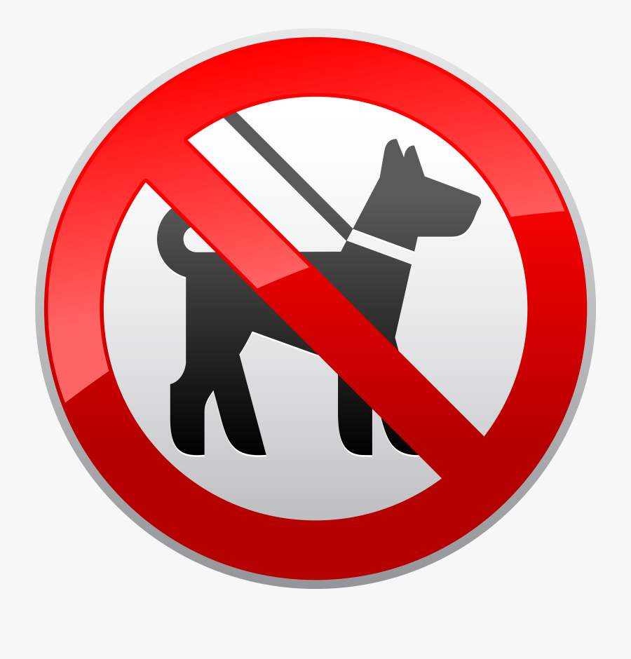 No Dogs Sign Prohibition Png Clipart Clipart Image - Clip Art, Transparent Clipart