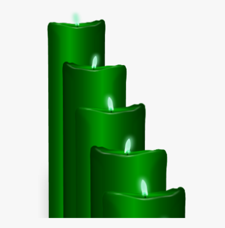 A Ladder Of Candles - Red Candles Png, Transparent Clipart