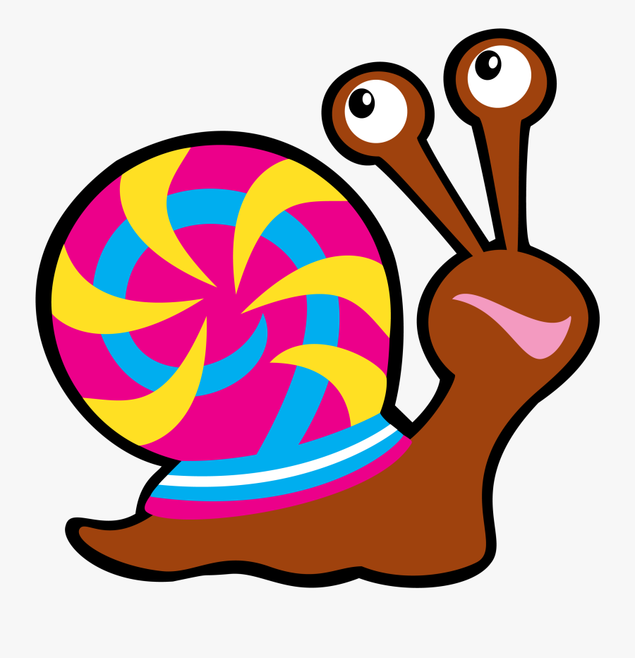 Clip Art Snail Clip Art Color - Cartoon Snail Colors, Transparent Clipart