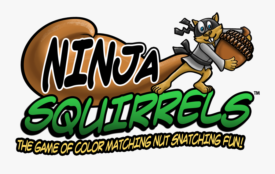Ninja Squirrels Family Board Game - Cartoon, Transparent Clipart