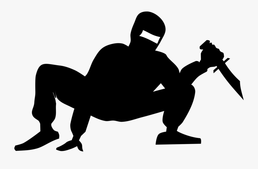Ninja Hiding - Ninja Vectors, Transparent Clipart