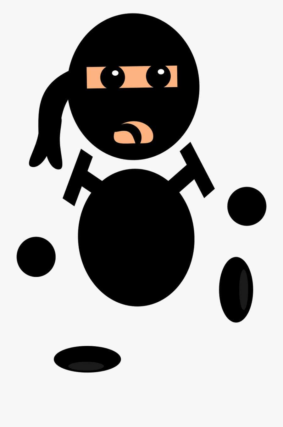 Ninja - Ninja Animasi, Transparent Clipart