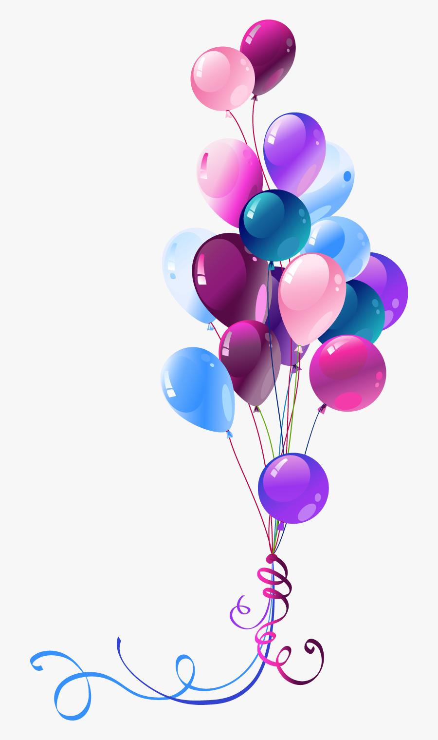 Balloons Png Ballons Png Download Clip Art Clip Art - Happy Birthday Balloon Png, Transparent Clipart
