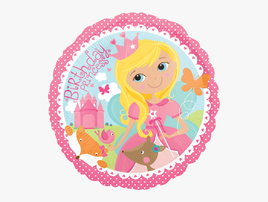 Kindergeburtstag Princess- Folienballon - Balloon, Transparent Clipart