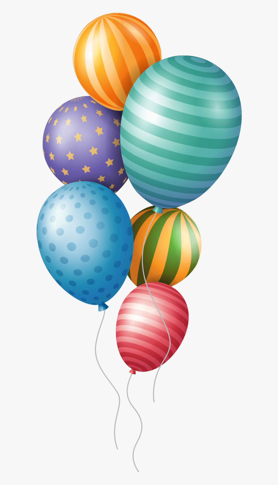 Birthday Ballons Png - Balloon And Gift Png, Transparent Clipart