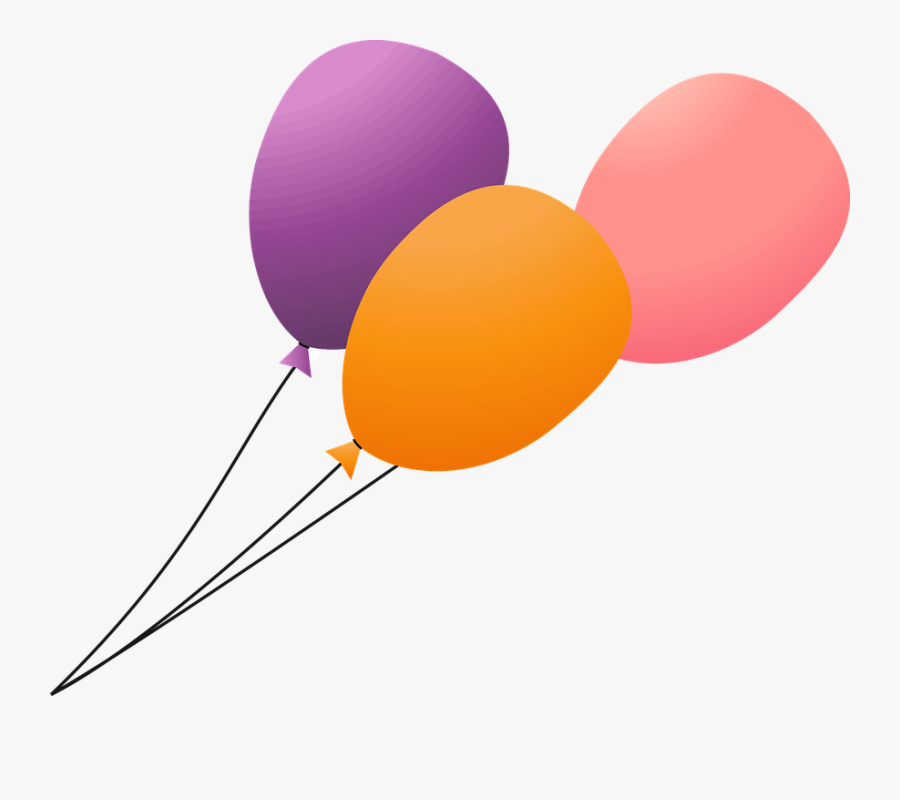 Balloon Balloons Birthday - Balloon Flying Art Png, Transparent Clipart